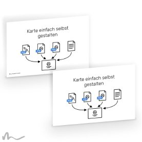 Karte Eigenes Design 15 x 10 cm Doppelseitig