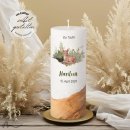 Taufkerze Holzelement Docht Rehkitz Ø8 x 20 cm