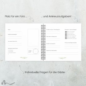 Gästebuch Hochzeit Total Floral