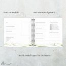 Gästebuch Taufe Ametrin Holzherz