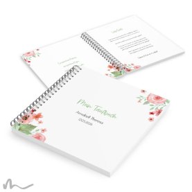 Gästebuch Taufe Total Floral