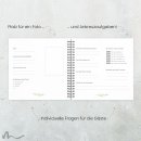 Gästebuch Taufe Total Floral