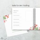 Gästebuch Taufe Total Floral