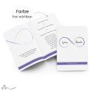 Kirchenheft Hochzeit Infinity Heart 15 x 21 cm