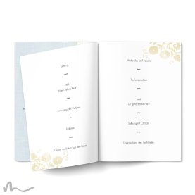 Kirchenheft Taufe Picture Frame 15 x 21 cm