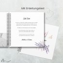 Gästebuch Hochzeit Lavendel Zweige