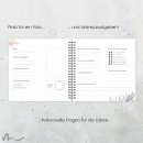 Gästebuch Hochzeit Lavendel Zweige