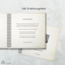 Gästebuch Hochzeit Vintage Postcard