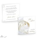 Hochzeitseinladung Imago Rose 14.5 x 14.5 cm Doppelseitig