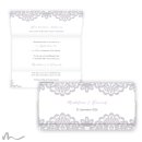 Hochzeitseinladung Einsame Spitze 21.5 x 10.5  cm Wickelfalz