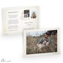 Hochzeitseinladung Vintage Postcard 21 x 15 cm Doppelseitig