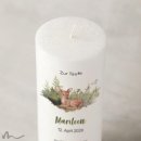 Taufkerze Docht Rehkitz Ø8 x 20 cm