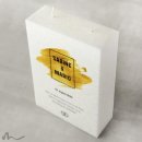 Hochzeitskerze Docht Goldene Zeiten 17 x 25 cm