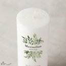 Taufkerze Docht Greenery Ø8 x 20 cm