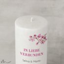 Hochzeitskerze Docht Magnolie Ø9 x 25 cm