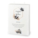 Hochzeitskerze Docht Zeitlos Elegant 17 x 25 cm