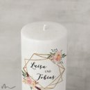 Hochzeitskerze Docht Glamourös Ø9 x 25 cm