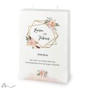 Hochzeitskerze Docht Glamourös 17 x 25 cm