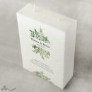 Hochzeitskerze Docht Greenery 17 x 25 cm