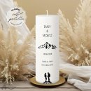 Hochzeitskerze Docht Bergleidenschaft Ø9 x 25 cm