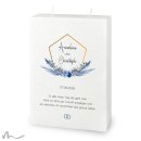 Hochzeitskerze Docht Boho Chic 17 x 25 cm