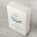 Hochzeitskerze Docht Boho Chic 17 x 25 cm