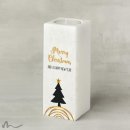Weihnachtskerze Christbaum 6 x 6 x 15 cm