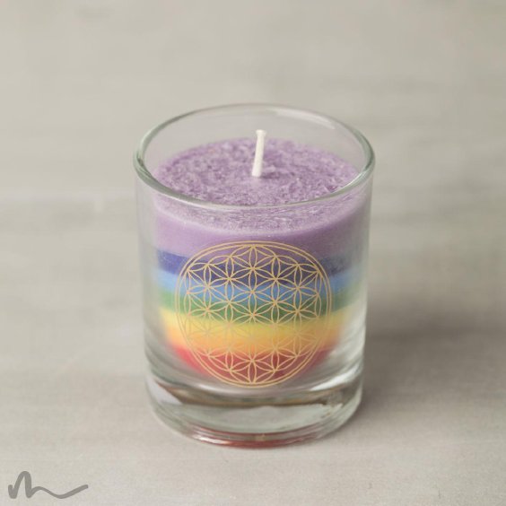 CHAKRA Kerze Multicolor 6 cm