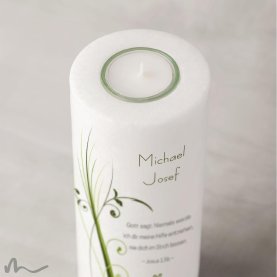 Kommunionkerze Ametrin Ø8 x 20 cm