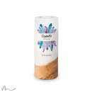 Konfirmationskerze Holzelement Federn Ø8 x 20 cm