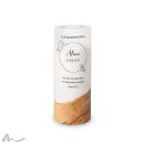 Konfirmationskerze Holzelement Schmetterling Ø8 x 20 cm