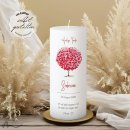 Taufkerze Docht Herzbaum Ø8 x 20 cm