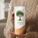 Taufkerze Holzelement Lebensbaum Ø8 x 20 cm