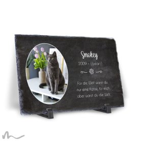 Trauerstein Tierisch Welt 29 x 19 cm