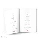 Kirchenheft Taufe Herzbaum 15 x 21 cm