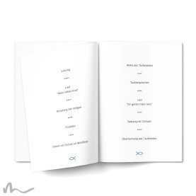 Kirchenheft Taufe Arche Noah 15 x 21 cm