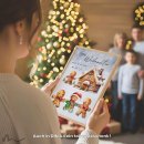 Geldgeschenk Poster Frohe Weihnachten Lebkuchen