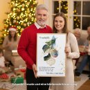 Geldgeschenk Poster Frohe Weihnachten Abstrakt Kugel