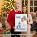 Geldgeschenk Poster Frohe Weihnachten Frosty