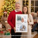 Geldgeschenk Poster Frohe Weihnachten Eichhörnchen