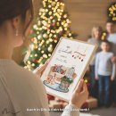 Geldgeschenk Poster Frohe Weihnachten Cozy Polster