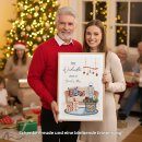 Geldgeschenk Poster Frohe Weihnachten Cozy Polster