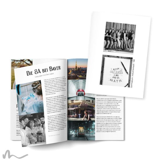 Abiturzeitung Minimalistisch