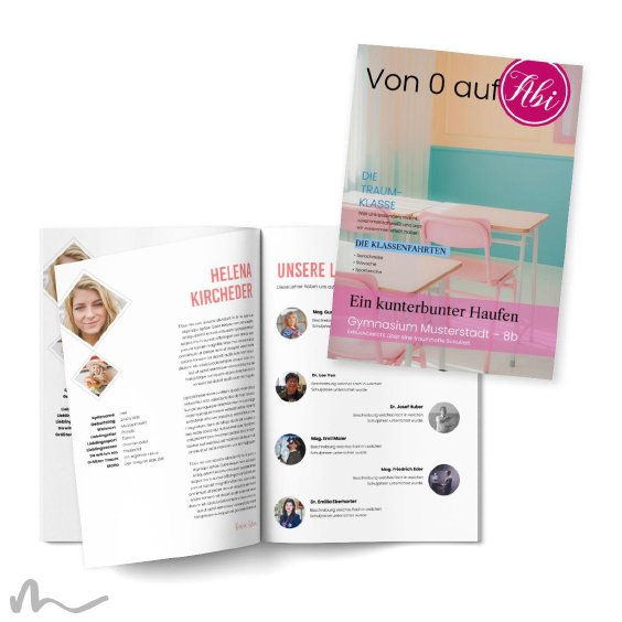 Abiturzeitung Pink Blau