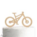 Cake Topper Mountainbike Holz