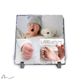 Geburtstafel Bilderreich 19 x 19 cm