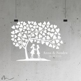 Hochzeitsbaum Mrs und Mrs 80